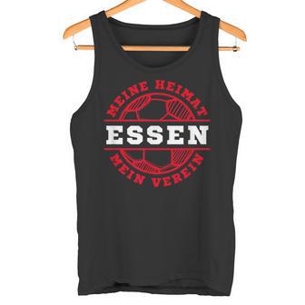 Fussball Kickenerein Essen Fan Heimat Ruhrpott Rot Weiss Tank Top - Geschenkecke