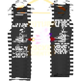 Future Rocket Scientist Astronaut Kids Space Enthusiast Tank Top | Mazezy