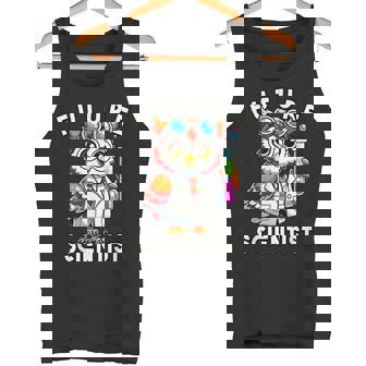 Future Scientist Owl Microscopy Lab Graphic Tank Top | Mazezy