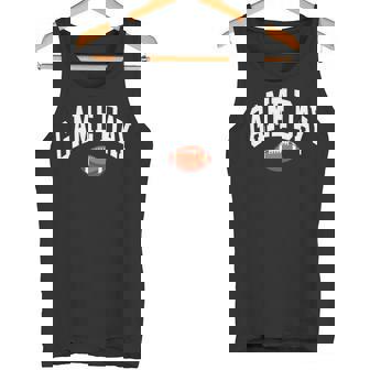 Game Day Football Player And Fan Graphic Tank Top | Mazezy