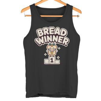 Ganador Del Pan Comida De Dibujos Animados Divertido Humor Camiseta sin mangas - Regaloses