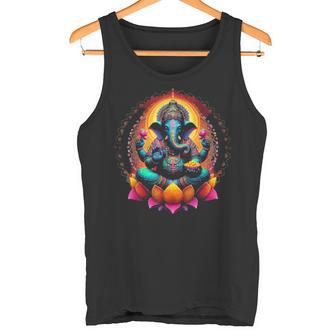 Ganesha-Symbol Yoga Hindu-Elefant Gott Ganesha Puja Tank Top - Geschenkecke