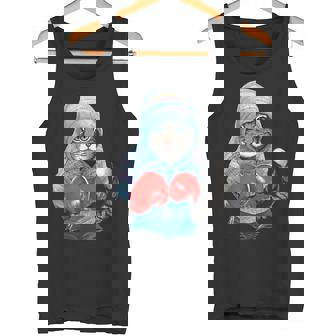 Gato En Traje De Boxeo Camiseta sin mangas - Regaloses