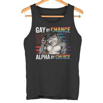 Gay By Chance Alpha Choice Divertente Meme Wolf Alpha Lgbtq Canotta - Novitaregali