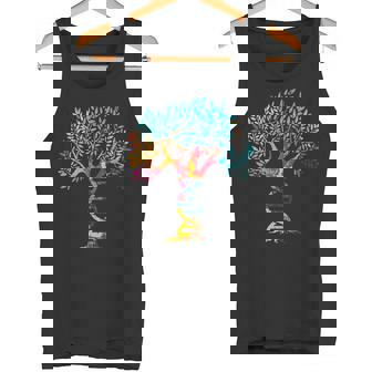 Genealogist Family DNA Lineage Researcher Genealogy Tree Tank Top | Mazezy