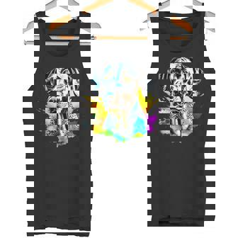 German Shorthaired Pointer Pop Art I Dog Lover I Splash Art Tank Top | Mazezy