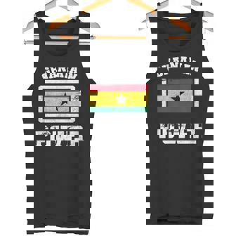 Ghana Flag Day Ghanaian Power Battery Tank Top | Mazezy