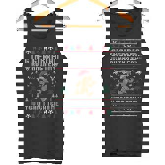 Gingerbread Running Team Ugly Christmas Sweater Tank Top Tank Top | Mazezy