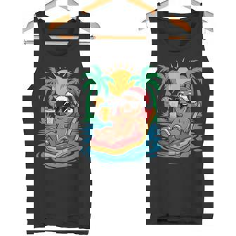 Gingerbreadman Christmas In July Summer Pool Beach Vacation Tank Top | Mazezy