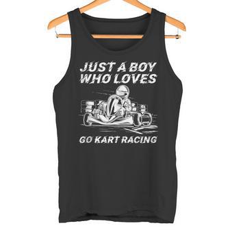 Go Kart Racing Boy Karting Go Kart Racer Tank Top Tank Top | Mazezy