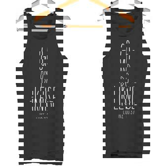 Go And Do Likewise Good Samaritan Jesus Parable Christian Tank Top - Monsterry