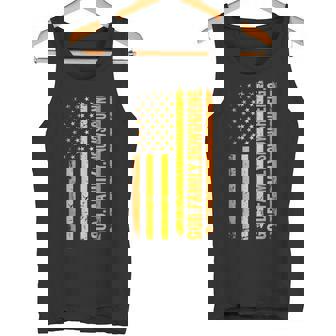 God Family Snowshoeing US American Flag Father's Day Dad Tank Top | Mazezy