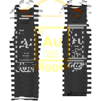 Gold Digger Tabla Periódica De Elementos Geek Camiseta sin mangas - Regaloses