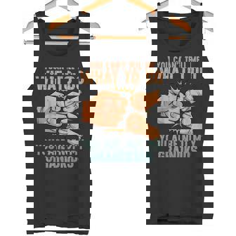 Grandpa Art For Grandfather Papa Papi From Grandkids Tank Top | Mazezy