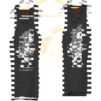 Great Pyrenees Mountain Climber Climbing Dog Mom Dad Tank Top Tank Top | Mazezy