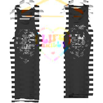 Groovy Life Skills Aide Team Teacher Special Ed SPED Squad Tank Top | Mazezy