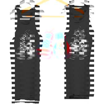 Guantes De Boxeo De Estilointage Con Banderas De Estados Unidos Y México Camiseta sin mangas - Regaloses