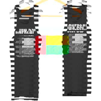 Guinea Bissau Flag Emblem Tank Top | Mazezy