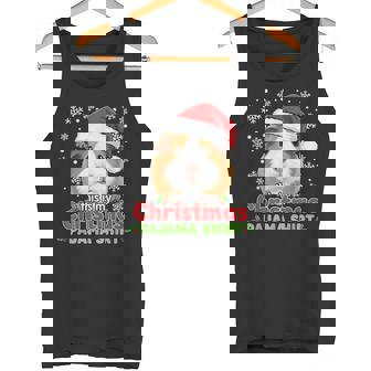 Guinea Pig Christmas Santa Xmas This Is My Christmas Pajama Tank Top | Mazezy