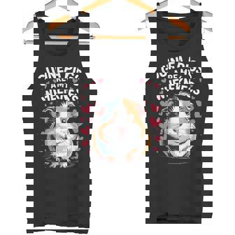 Guinea Pigs Are My Wheekness Pet Lover Humor Casual Tank Top | Mazezy