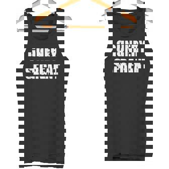 Gunnery Sergeant Employees Official Uniform Work Tank Top | Mazezy