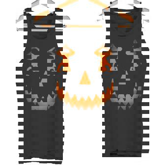 Gymnastic Cartwheel 2025 Pumpkin Gymnast Tumbling Halloween Tank Top | Mazezy