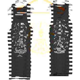 Hair Stylist Skeleton Hairdresser Salon Art Tank Top | Mazezy