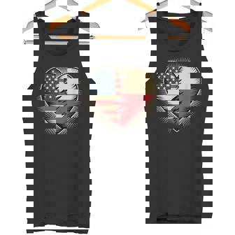 Half American Polish Roots USA Poland America Tank Top | Mazezy