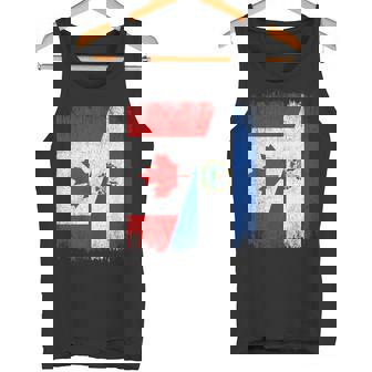 Half Canada El Salvador Flag Canadian Salvadoran Pride Roots Tank Top | Mazezy