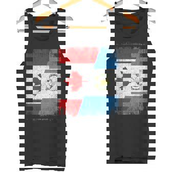 Half Canada Guatemala Flag Canadian Guatemalan Pride Roots Tank Top | Mazezy