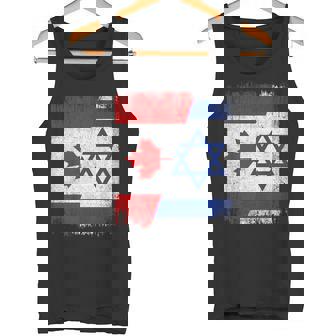 Half Canada Israel Flag Canadian Israelis Pride Roots Tank Top | Mazezy