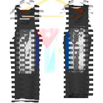 Half Cuba Nicaragua Flag Cuban Nicaraguan Pride Roots Tank Top | Mazezy