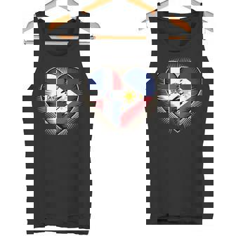 Half Dominican Filipino Roots Dominican Republic Philippines Tank Top | Mazezy