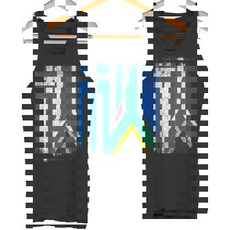 Half Greece South Africa Flag Greek African Pride Roots Tank Top | Mazezy