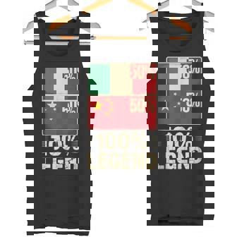 Half Italian Chinese Roots 100 Legend Italy China Tank Top Tank Top | Mazezy