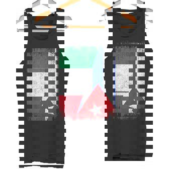 Half Italy Cuba Flag Italian Cuban Pride Roots Tank Top | Mazezy