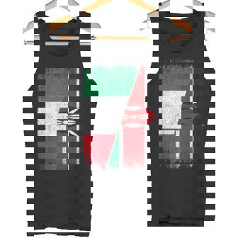 Half Italy Kenya Flag Italian Kenyan Pride Roots Tank Top | Mazezy