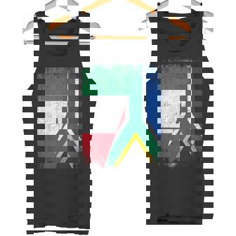 Half Italy South Africa Flag Italian African Pride Roots Tank Top | Mazezy