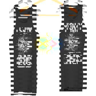 Half Jamaican Cuban Roots 100 Legend Jamaica Cuba Tank Top Tank Top | Mazezy