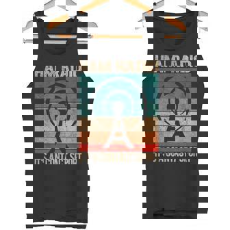 Ham Radio Operator Grandpa Amateur Radio Retro Vintage Tank Top | Mazezy