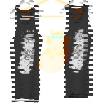 Hamster Skydiving Rodent Tank Top Tank Top | Mazezy