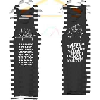 Happiness Is Heartbeat Car Guy Racer Auto Mechanic Racer Tank Top | Mazezy