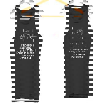 Happiness Is Heartbeat Car Guy Racer Auto Mechanic Racer Tank Top | Mazezy