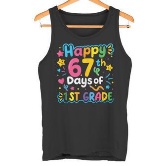 Happy 67th Day Of 1st Grade School Meme 67 Kids Teachers Tank Top Tank Top | Mazezy