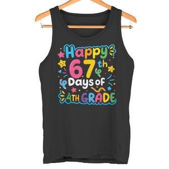 Happy 67th Day Of 4th Grade School Meme 67 Kids Teachers Tank Top | Mazezy