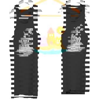 Happy Sandcastle Fun In The Sun Smiles Tank Top | Mazezy