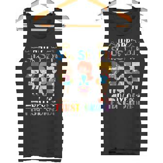 Happy Six Seven Day Of First Grade Student Back To School Tank Top | Mazezy