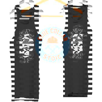 Hard Working Blue Collar Stoic Worker Stoicism Philosophy Tank Top Tank Top | Mazezy