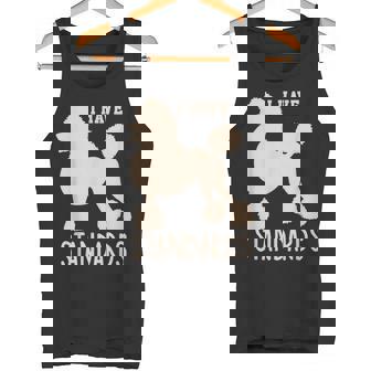 I Havetandards プードル キュート スタンダード プードル タンクトップ - Kawaiitshirt