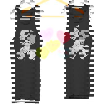 Heart Candy Forensics Science Valentines Scene Investigation Tank Top | Mazezy